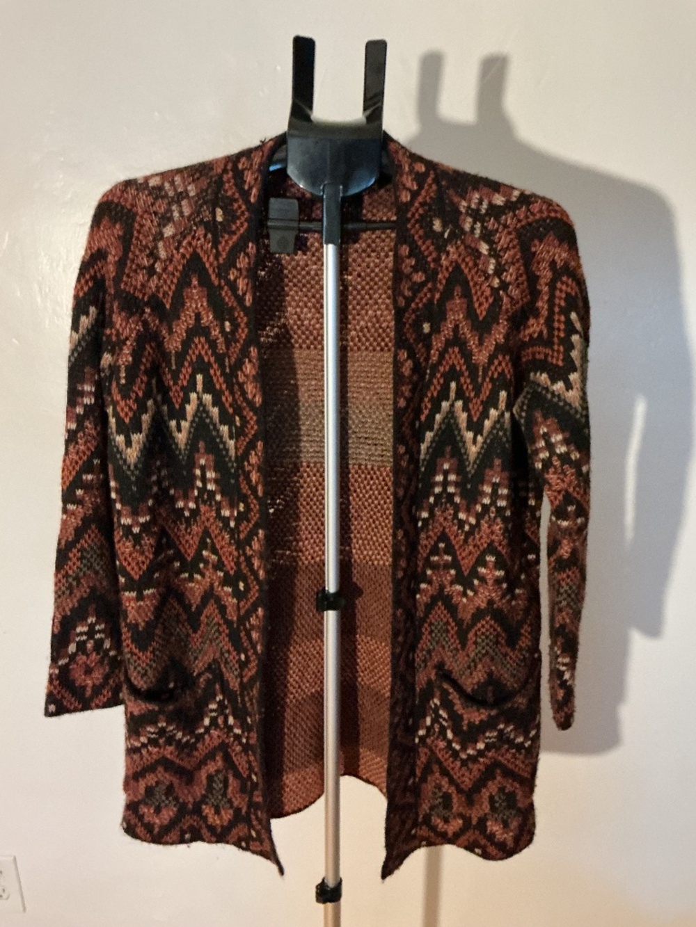 Women’s Lucky Brand Mid-thigh Length Open Front Cardigan